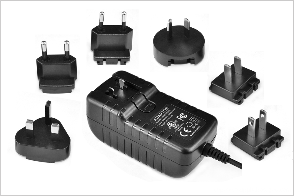 16V Interchangeable Plugs Wall Charger