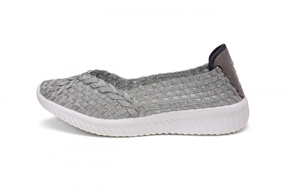 Silver Woven Pump Silver Woven Pump