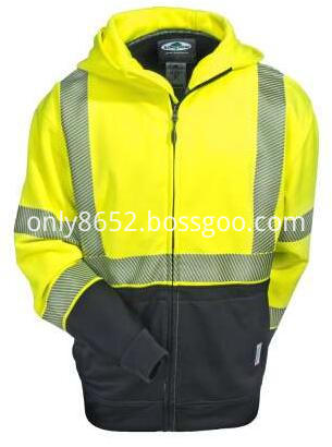 Yellow Tech Double Thick Class 3 Full Zip Sweatshirt Yellow Tech Double Thick Class 3 Full Zip Sweatshirt