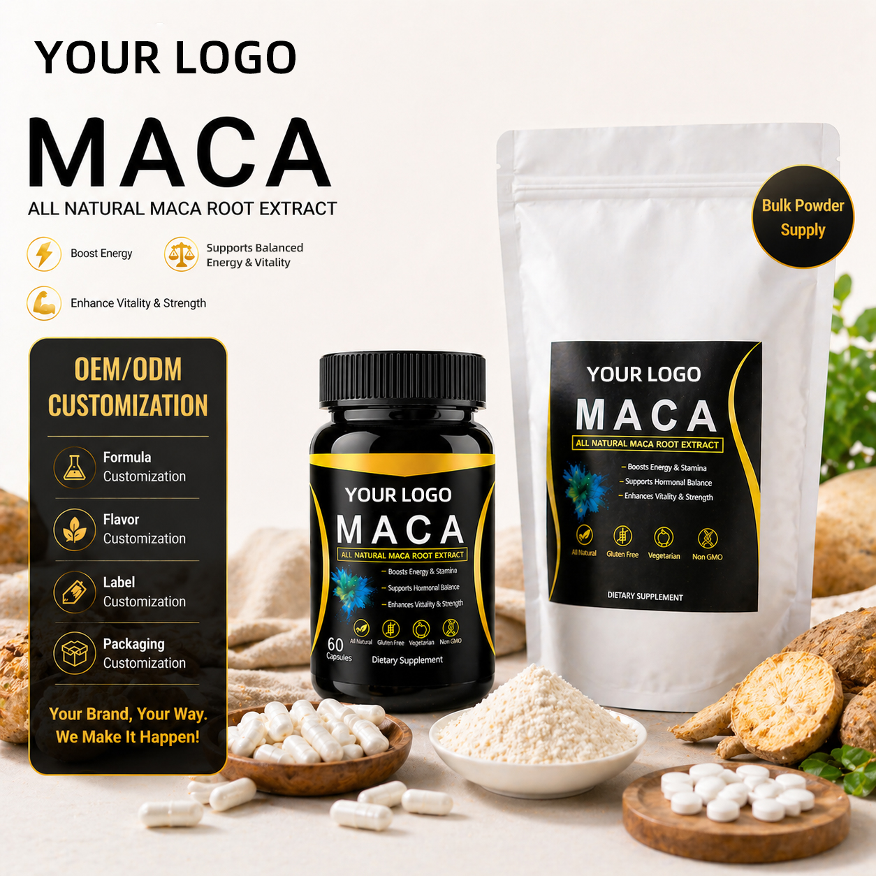 Maca Capsules12 Maca Capsules12
