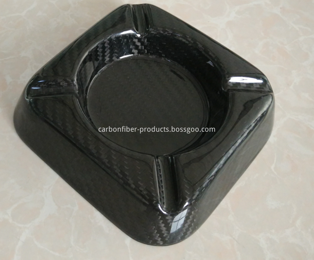 Carbon fiber ashtray