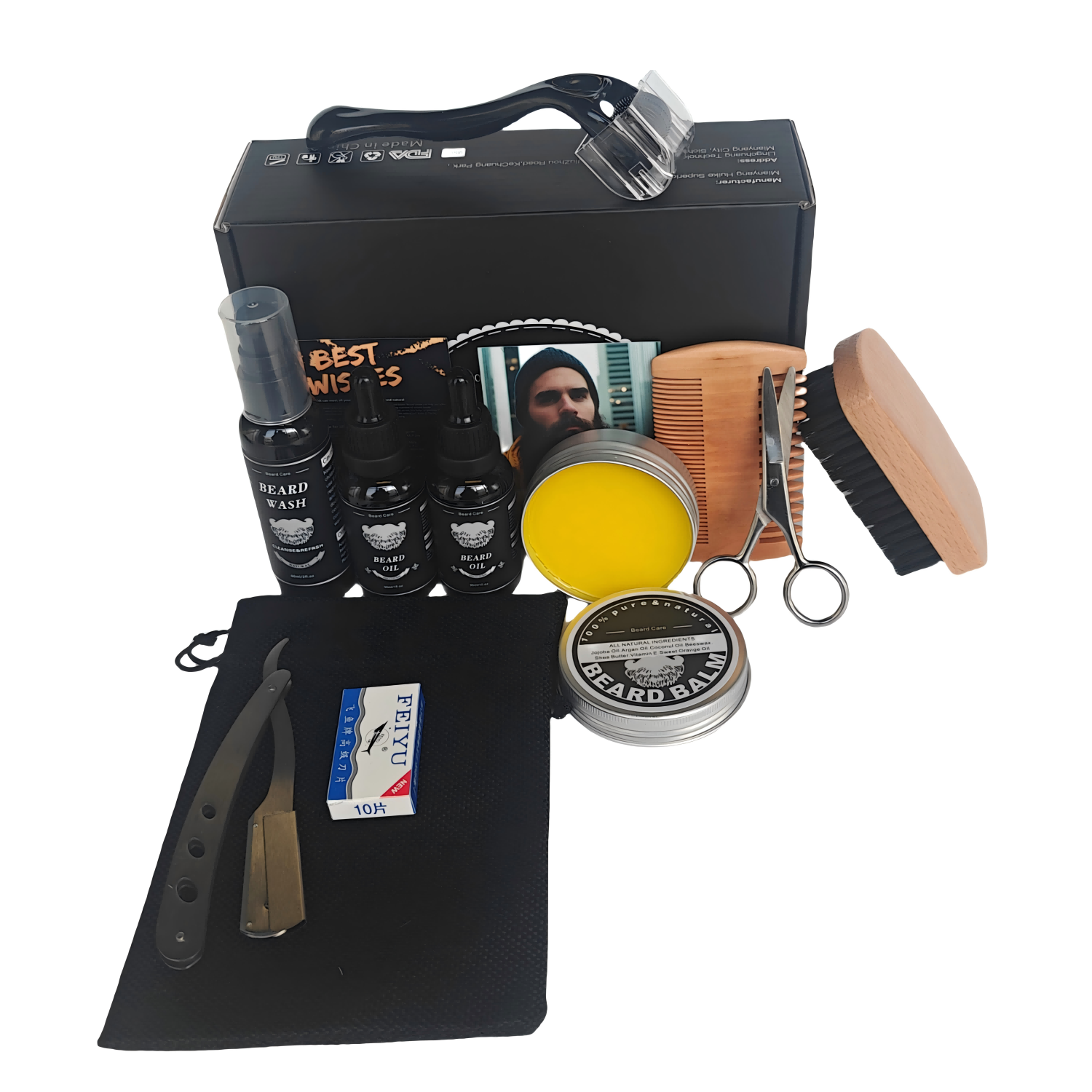 men's beard grooming kit men's beard grooming kit