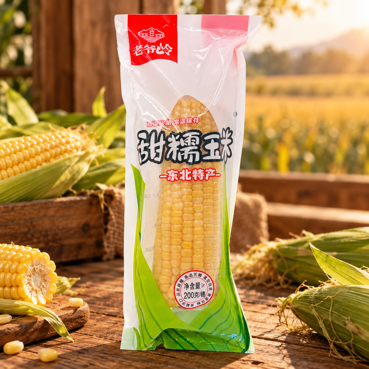 Bagged yellow sweet glutinous corn3 Bagged yellow sweet glutinous corn3