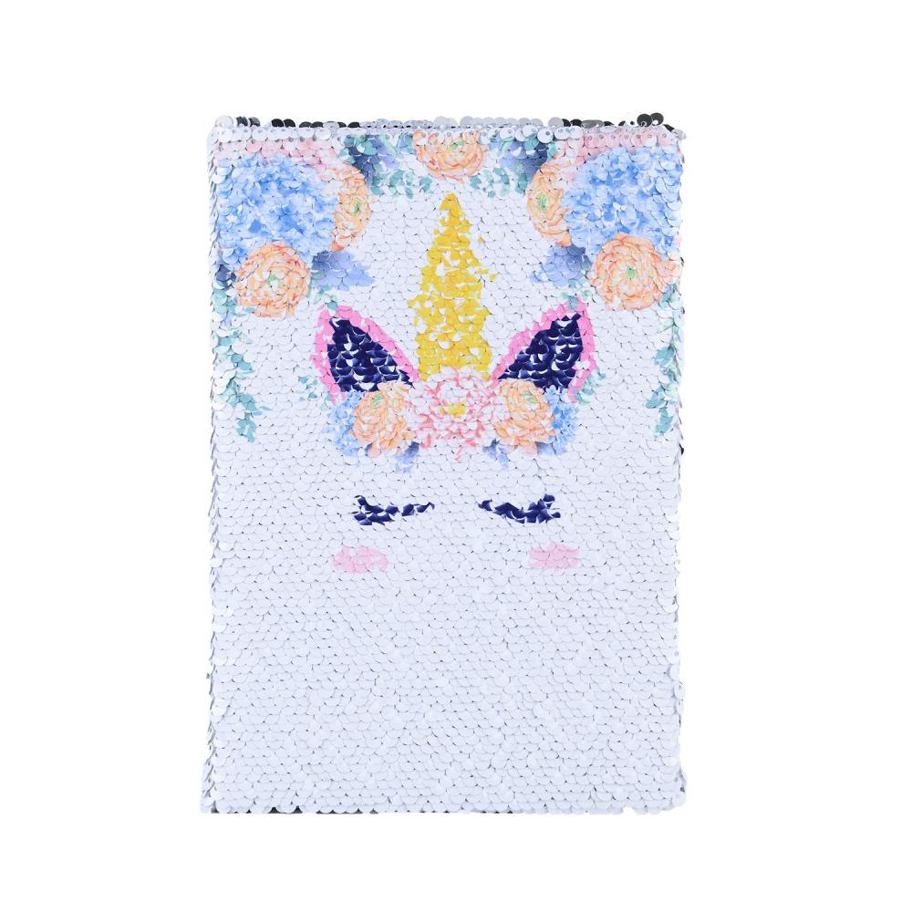 Unicorn Sequin Journal Notebook 4 Unicorn Sequin Journal Notebook 4