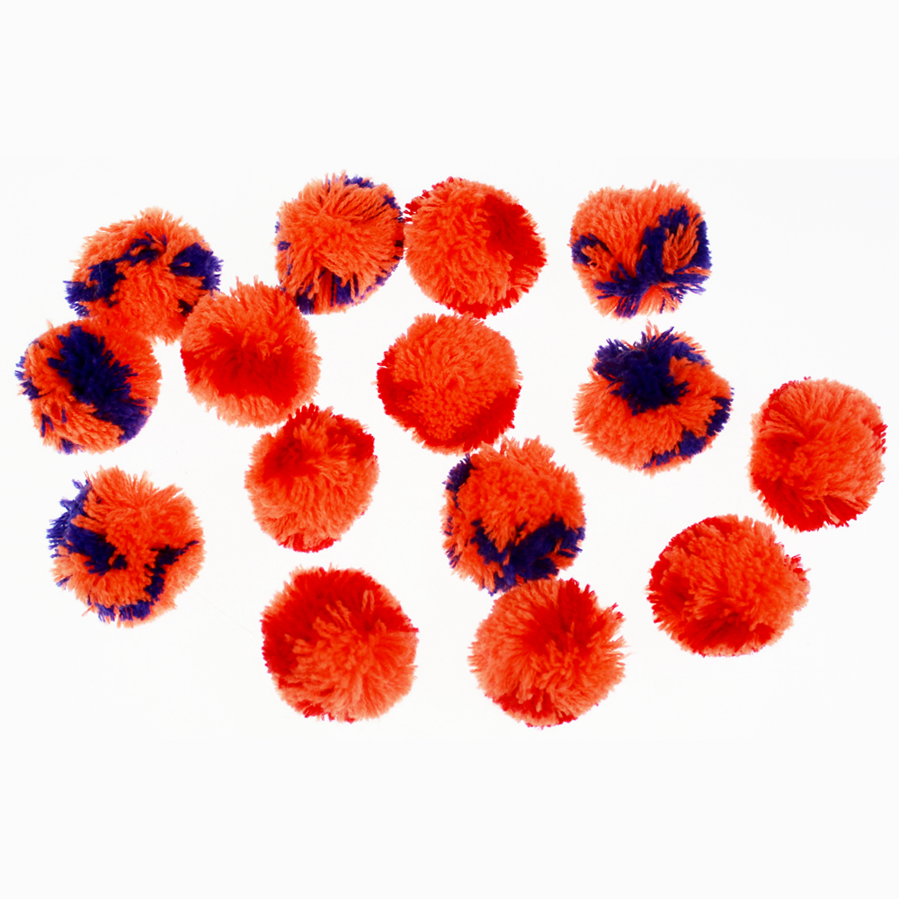 Multi color cashmere pompom Multi color cashmere pompom