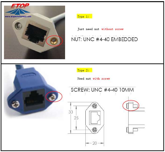 RJ45 Female To Male Cable