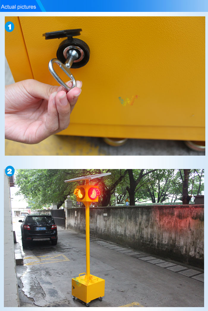 semáforo solar portátil _07 portable solar traffic light _07