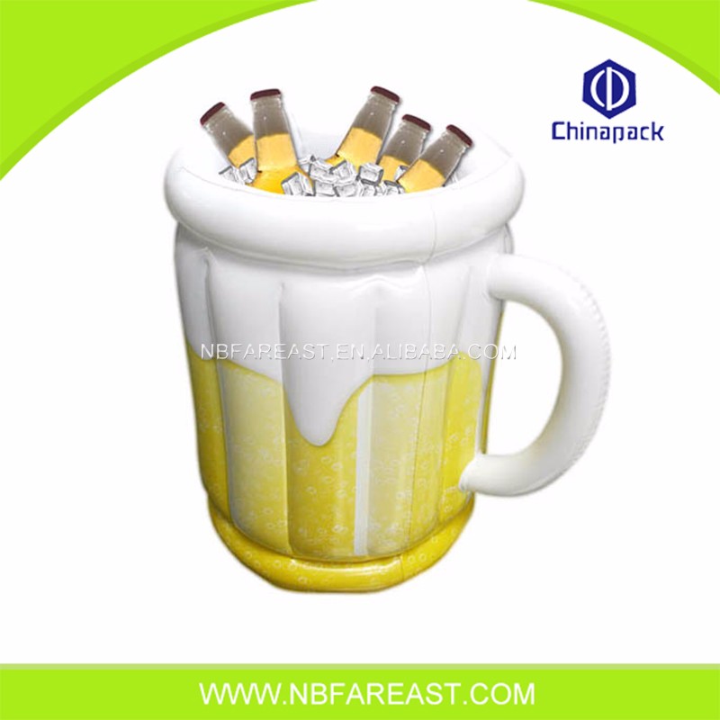 Niestandardowa hurtowa promocja unikatowego nadmuchiwanego wiadra lodu Custom wholesale unique promotion inflatable ice bucket