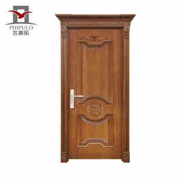 2018 Simple Wooden Main Door Design China Manufacturer