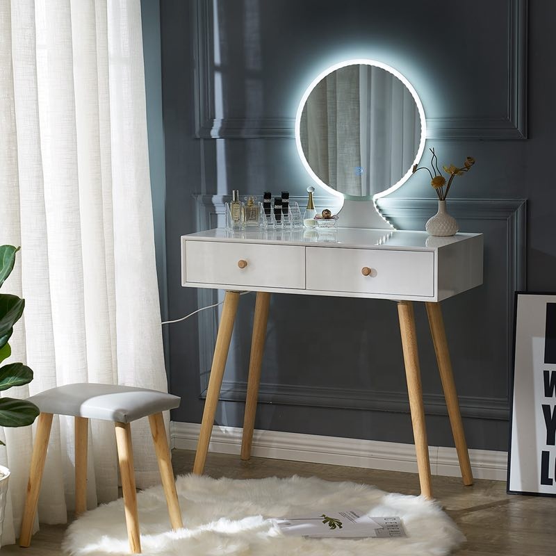 Makeup Vanity Table With Led1 Jpg