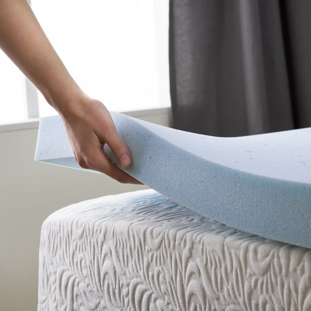 Memory Foam Mattress Topper Under Or Over Mattress Pad