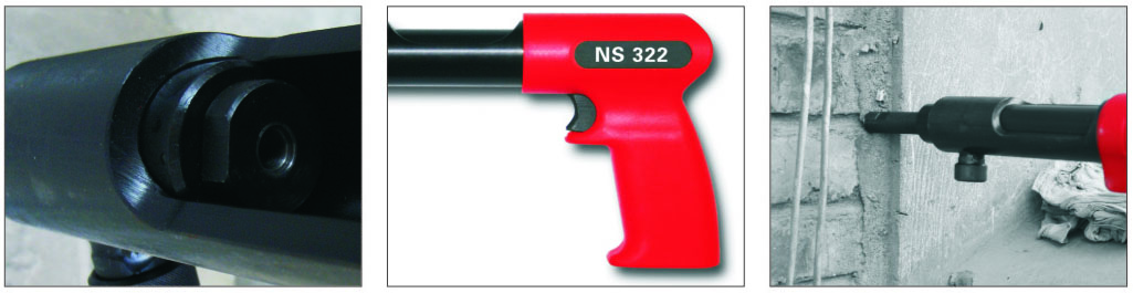 Single Shot powder actuated fastening tool NS322