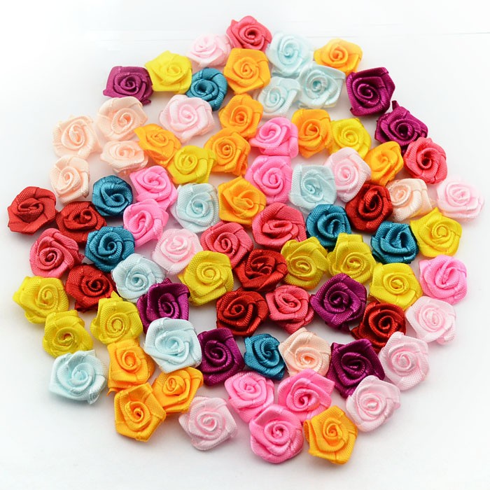 Ribbon Bow Rose Hand Craft Ribbon Bow Rose Hand Craft