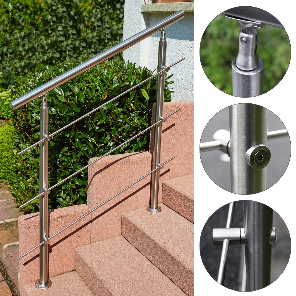 stainless steel stair handrail