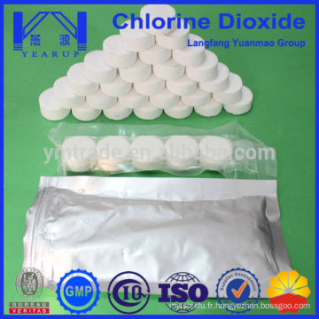 Chine Tablette A Haute Teneur En Dioxyde De Chlore Pour La Sterilisation De Piscine Fabricants