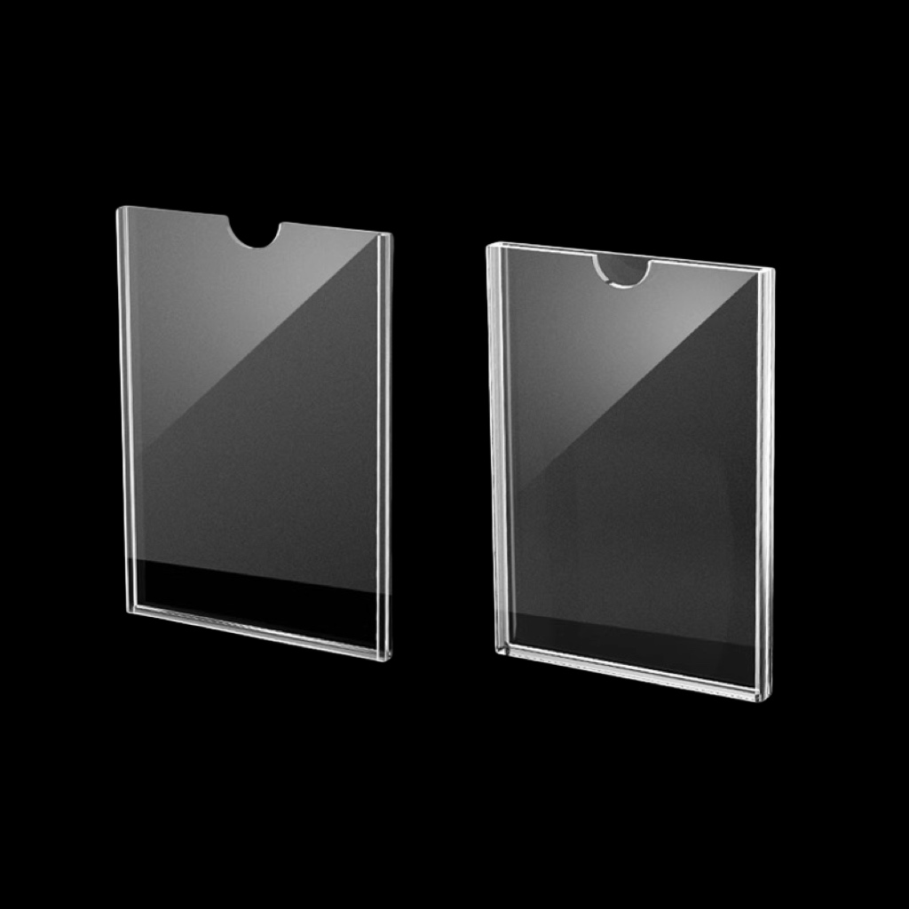 acrylic card slot acrylic card slot