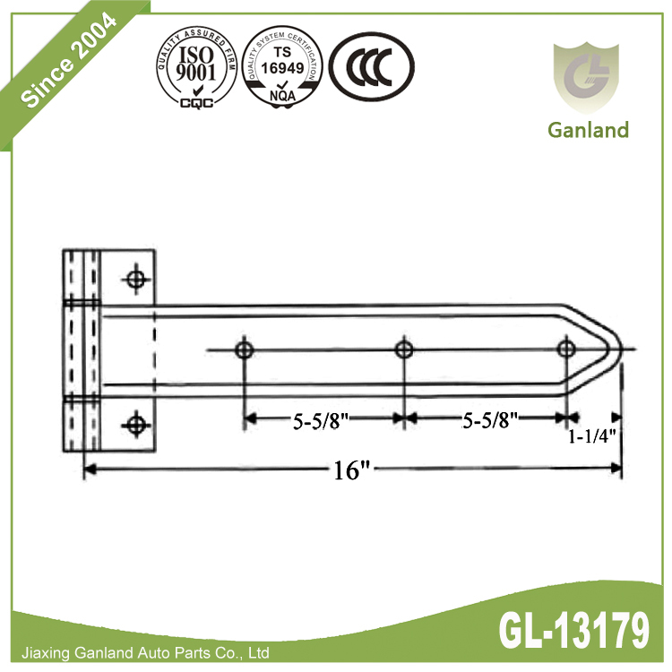 Long Strap Door Hinge Long Strap Door Hinge