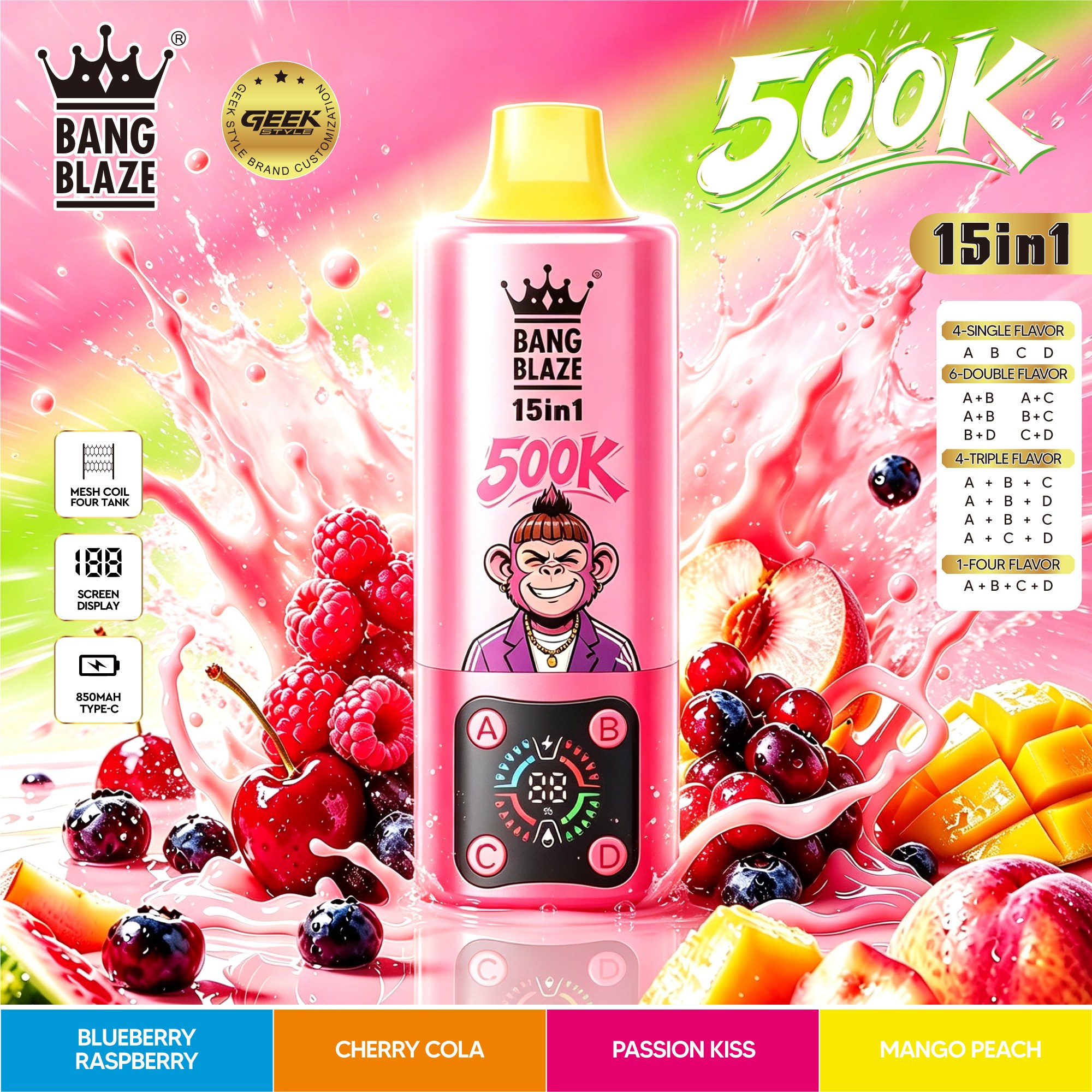 BNAG BLAZE 15in1 500K (3) BNAG BLAZE 15in1 500K (3)