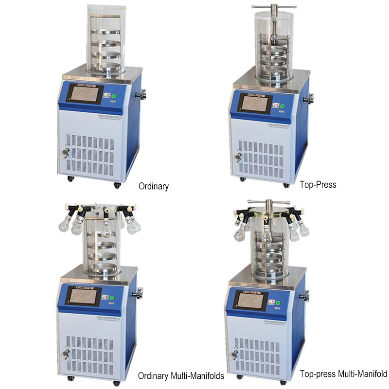 Laboratory Use Vacuum Mini Freeze Dryer Lyophilizer For Vial