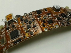 ميكروفيا المرن الجمعية بب Microvia flex PCB assembly