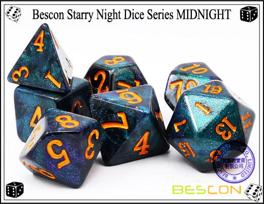 Sternennachtwürfel-1 Starry Night Dice-1