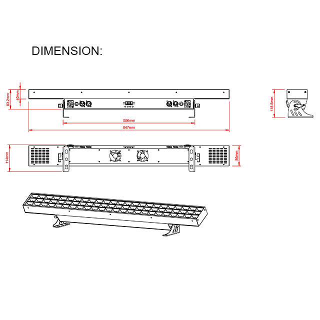 Wash Bar Led Wash Bar Led