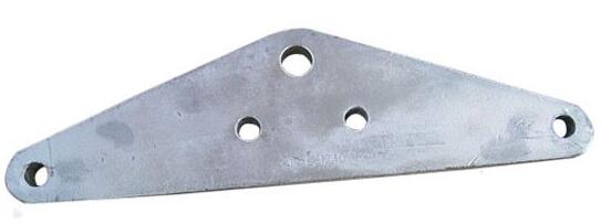 Trójkątowa płytka z jarzmem ze stali nierdzewnej Stainless Steel Triangle Yoke Plate