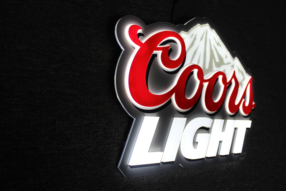 coorslight bar light sign