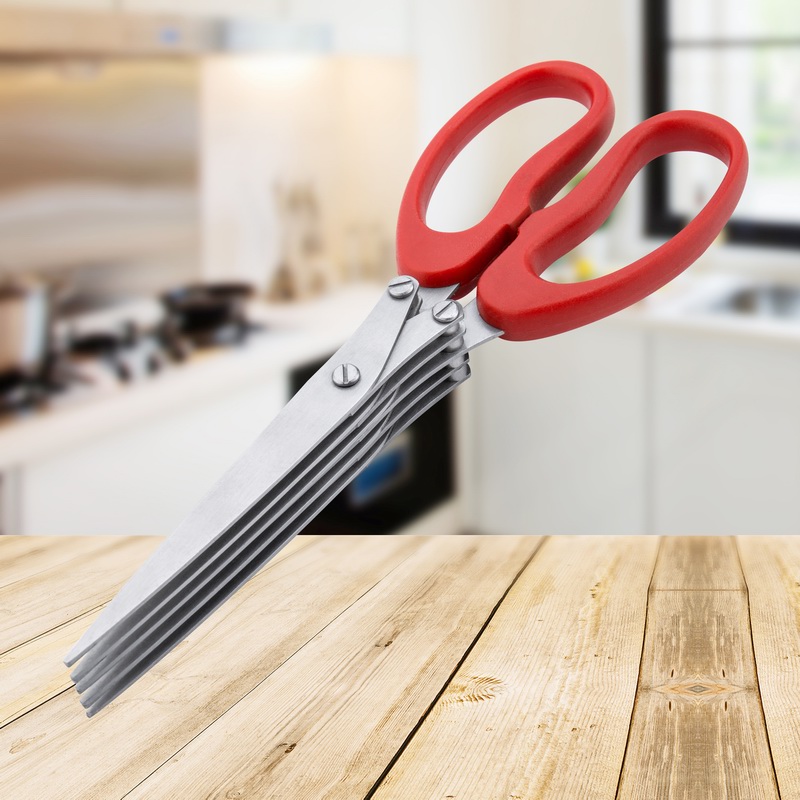 Kitchen-use Stainless Steel Spring Onion Scissors