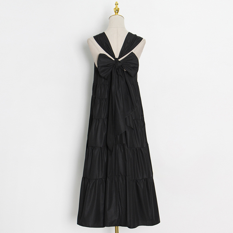 Black Cotton Dress Recycled Jpg