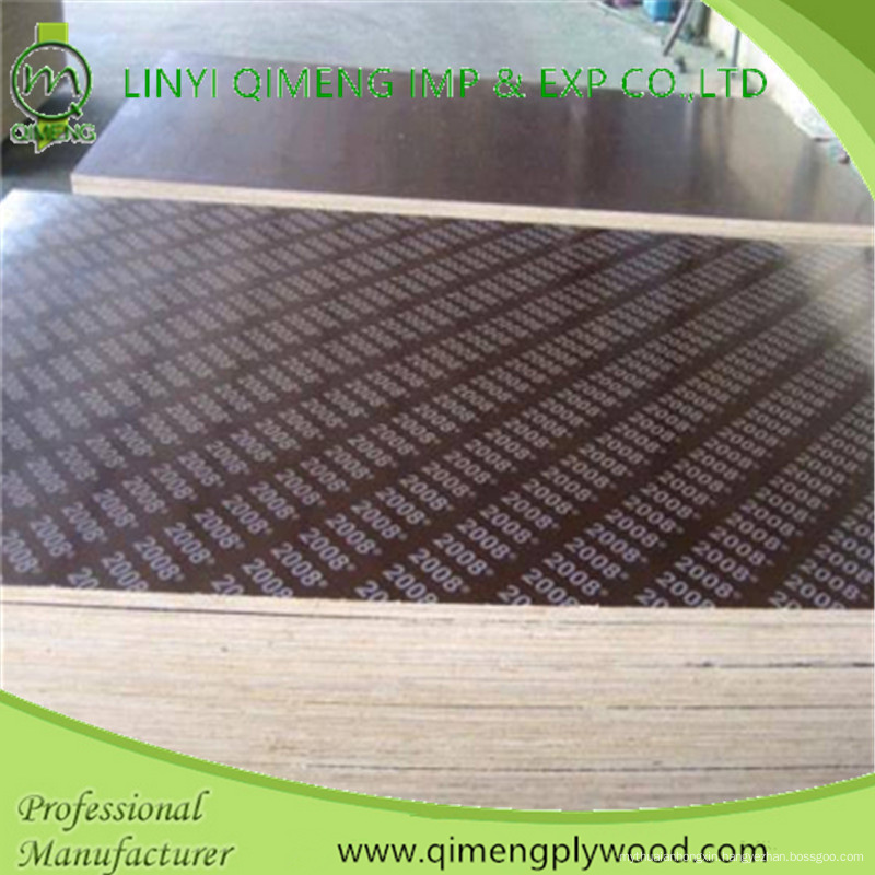 Poplar Hardwood Brown Black Color Waterproof 18mm Marine Plywood