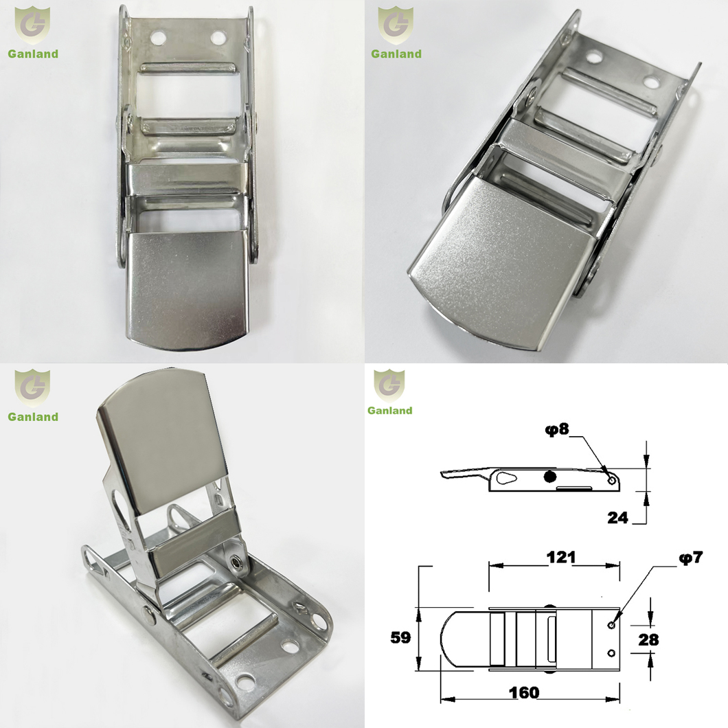 Stainless Steel Overcenter Buckle Stainless Steel Overcenter Buckle