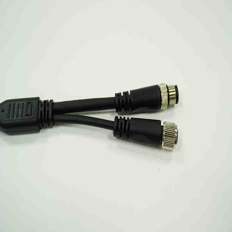 M12 8P to 3P 6P cable 250mm M12 8P to 3P 6P cable 250mm