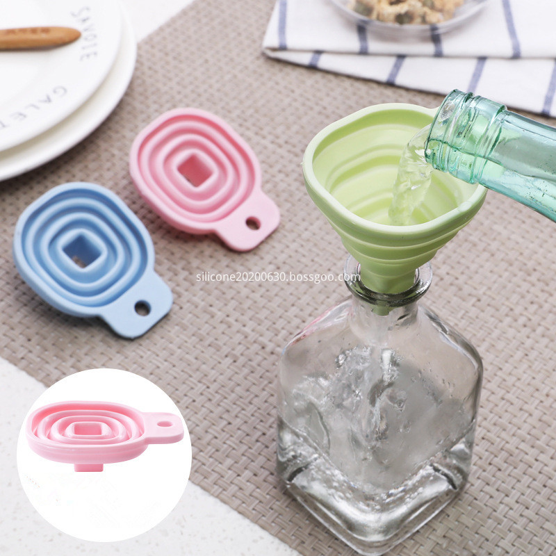Telescopic folding silicone funnel Telescopic folding silicone funnel
