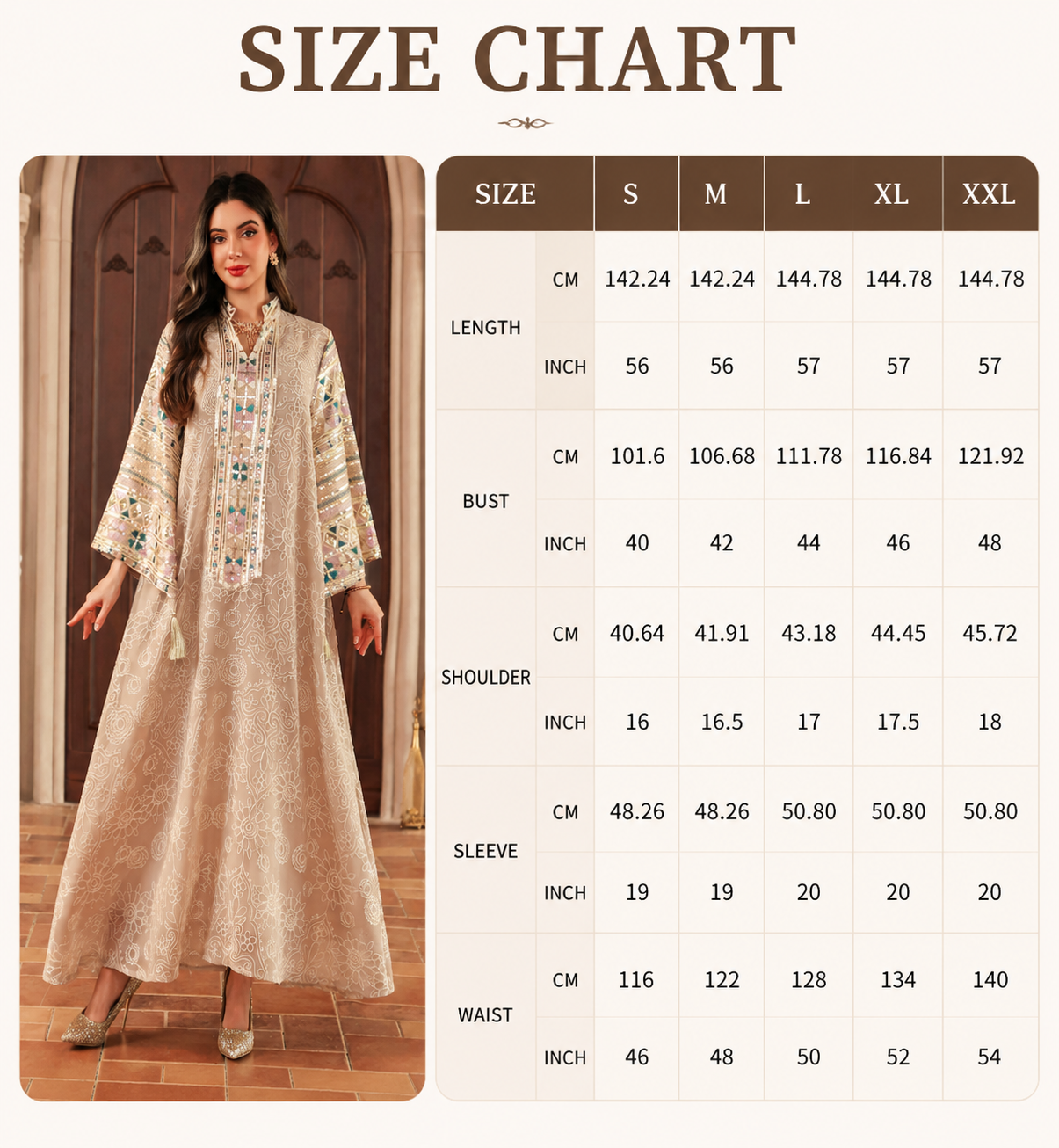 Embroidered Abaya with Tassel Sleeve Embroidered Abaya with Tassel Sleeve