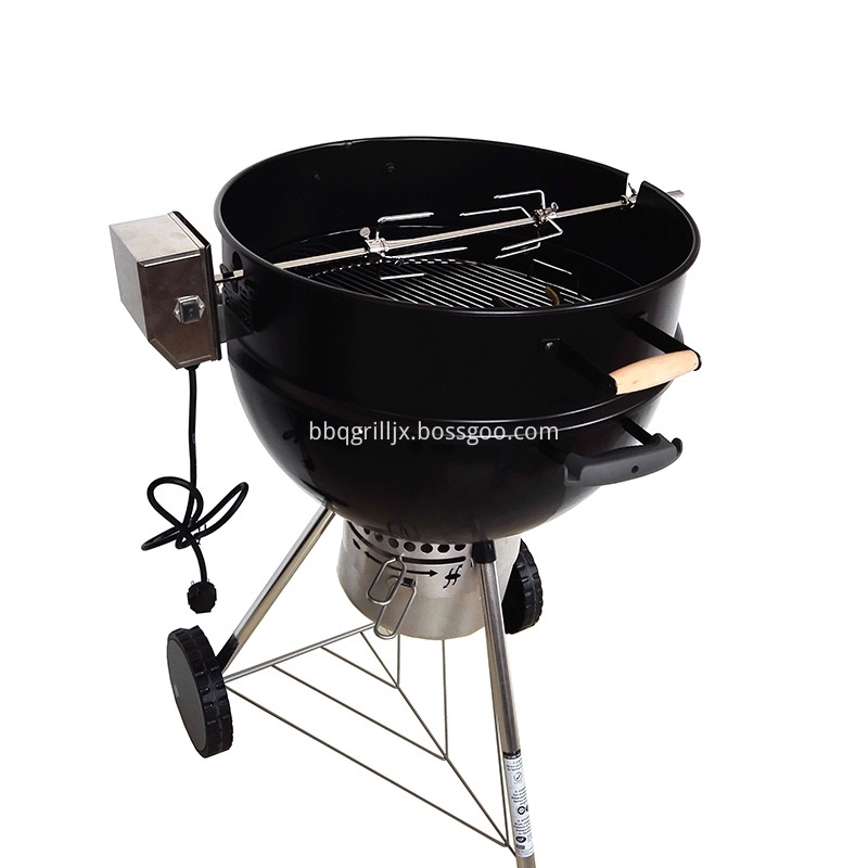 Premium Charcoal Kettle Rotisserie Spit Ring