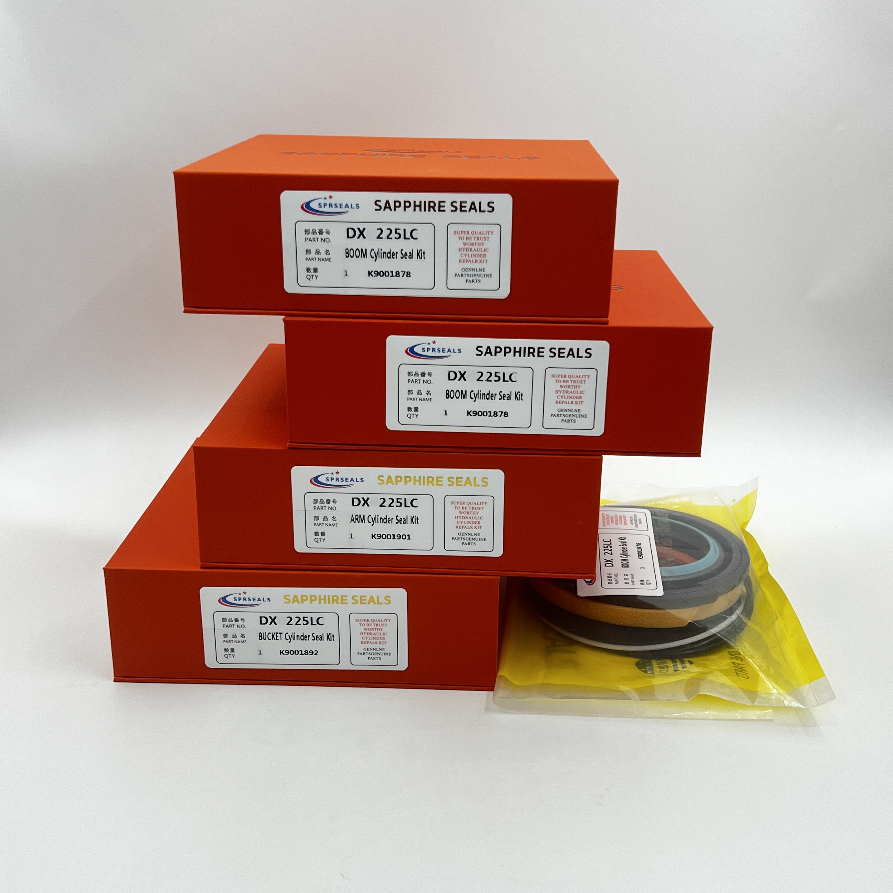 DX 225 Hydraulic seal repair kit (1) DX 225 Hydraulic seal repair kit (1)