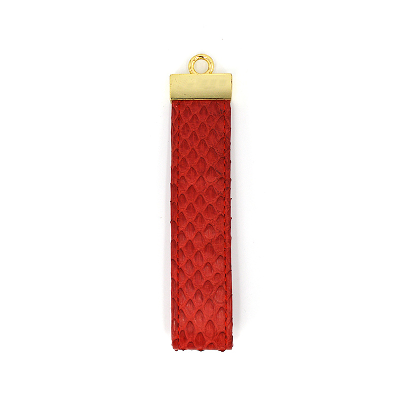 Top Quality Metal Keyring Python Leather Key Chain Top Quality Metal Keyring Python Leather Key Chain