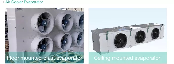 evaporadores de congelación rápida blast freezer evaporators
