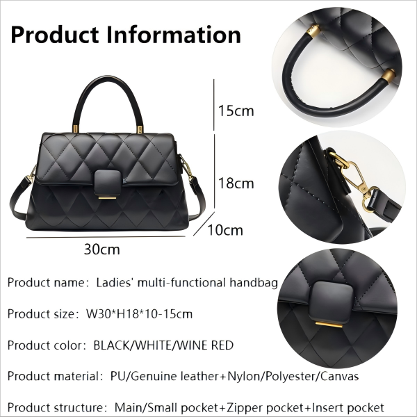 Stylish Custom Handbag with Classic Design Stylish Custom Handbag with Classic Design