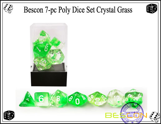Kristallgrüne Würfel Set-4 Crystal Green Dice Set-4
