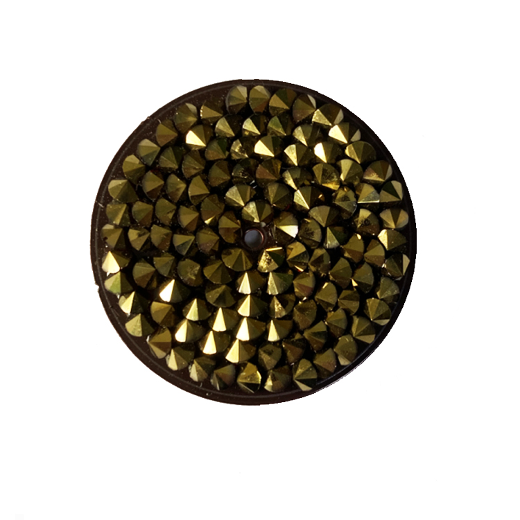 Gold crystal watch dial Gold crystal watch dial