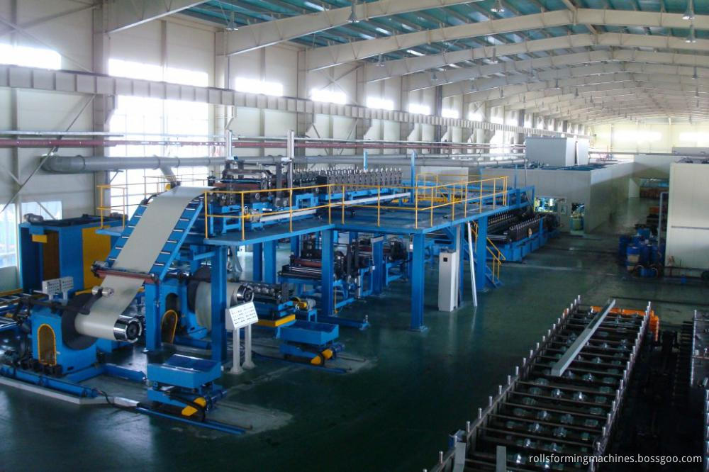 eps rock wool sandwich panel production line