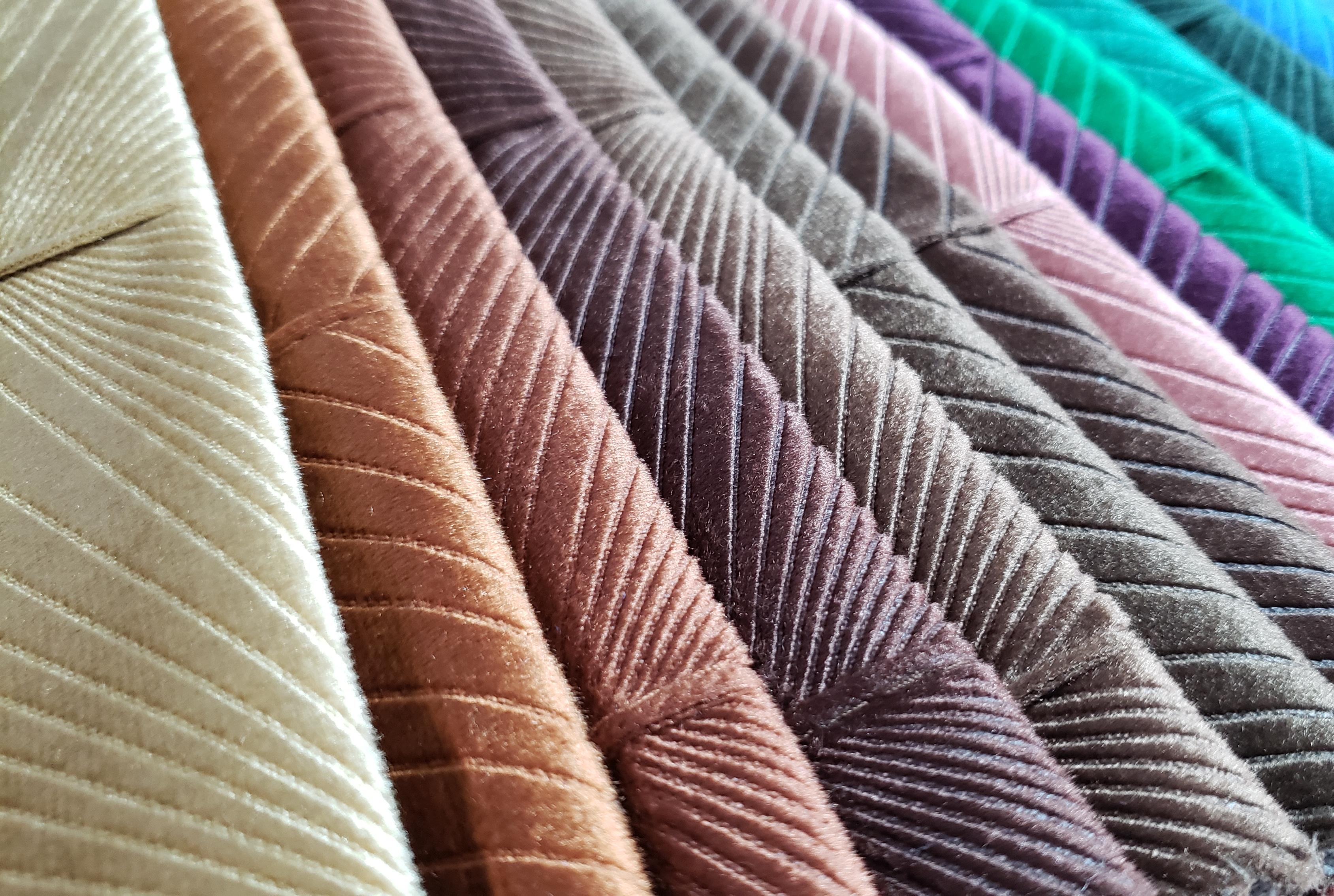 Crumpled Quilted Fabric b Crumpled Quilted Fabric b