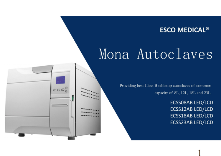 Autoclaves Catalog-Esco Medical_00