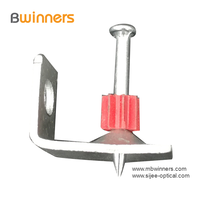 Ftth Optic Cable Clip With Nail Ftth Optic Cable Clip With Nail