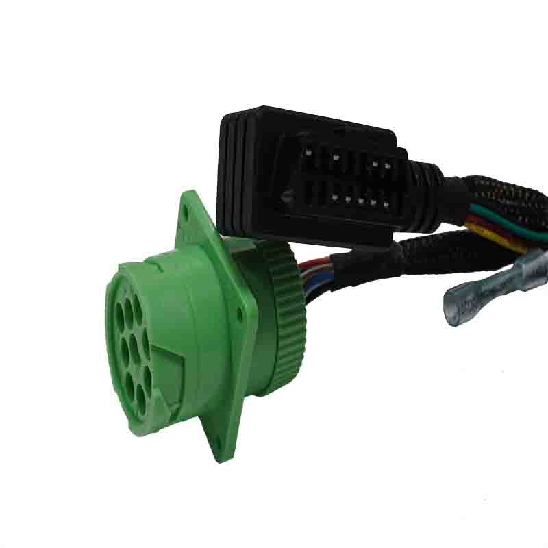 Cummins 9Pin to OBD2 and Molex 6Pin Diagnostic Cable Harness Cummins 9Pin to OBD2 and Molex 6Pin Diagnostic Cable Harness