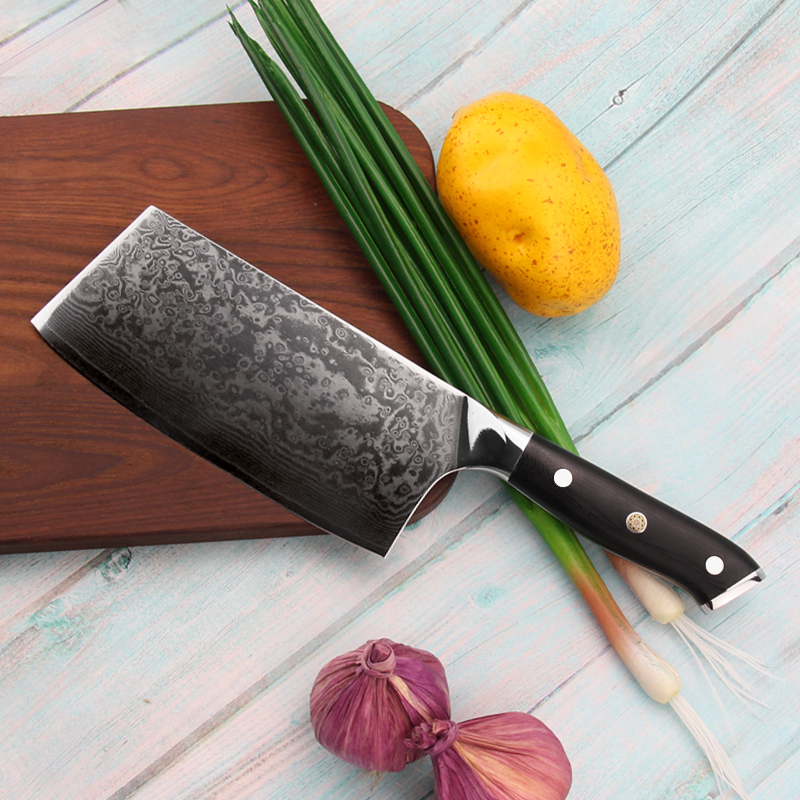 damascus kitchen knife