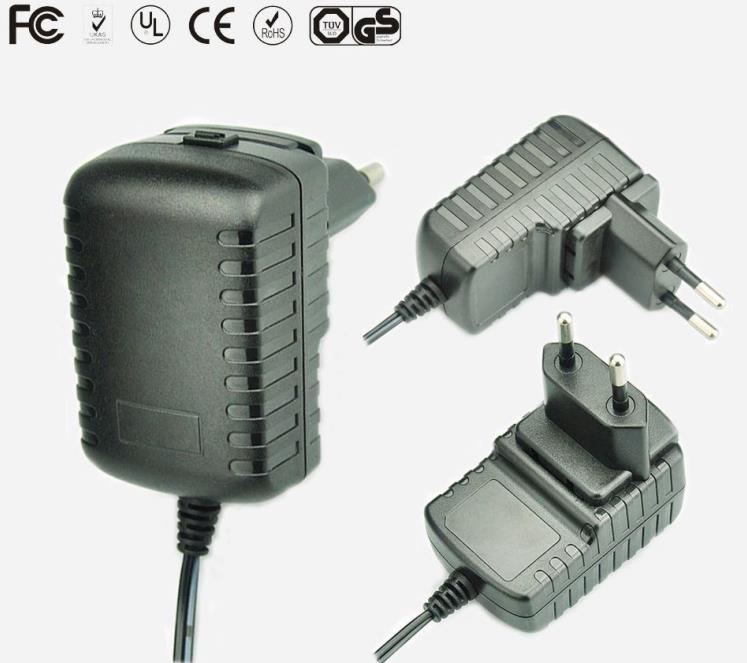 5v1a detachable plug power adapter