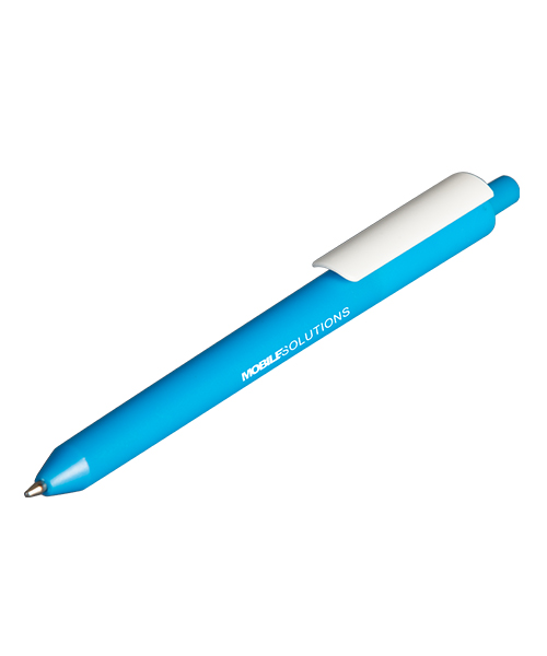 Plastic pen with big clip